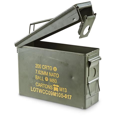 what gauge of metal are military ammo boxes|30 cal ammo box dimensions.